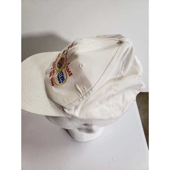 Vintage 1995 Rose Bowl Game Hat Mens White Pacific Big Ten Conference Snapback - Picture 3 of 5
